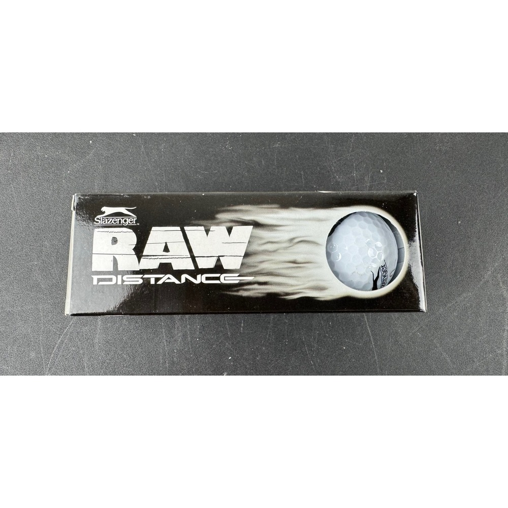 Slazenger‎ Raw Distance Golf Balls White 3 Ball Sleeve High Energy Core